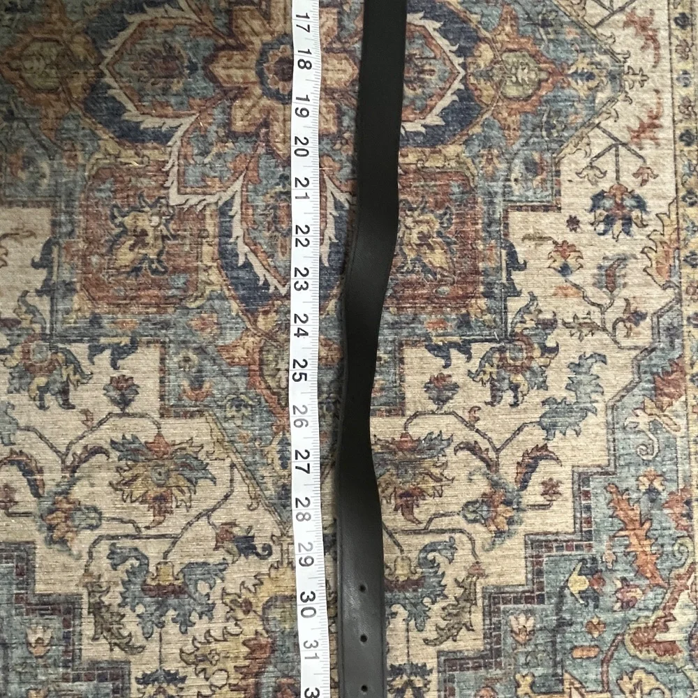 Women's Brown Vinyl Belt 37" - Picture 15 of 16